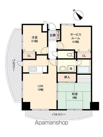 カールトンプラザ川崎の間取り