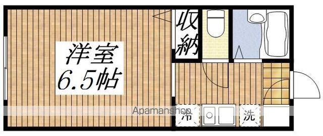 立川市高松町のアパートの間取り