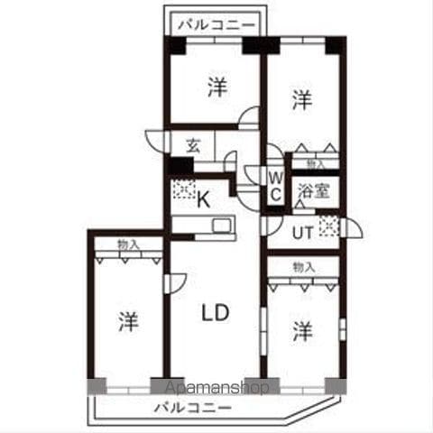 BRO北野の間取り写真