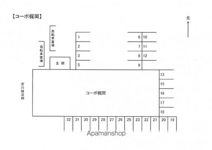 コーポ梶岡[1K/24.05m2]の内装