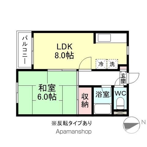 グリーンハイムユー&ユーの間取り写真