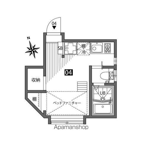 方南町テラスハウスWの間取り写真
