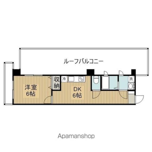 東京都杉並区高円寺北２丁目[1K/29.5m2]の間取図