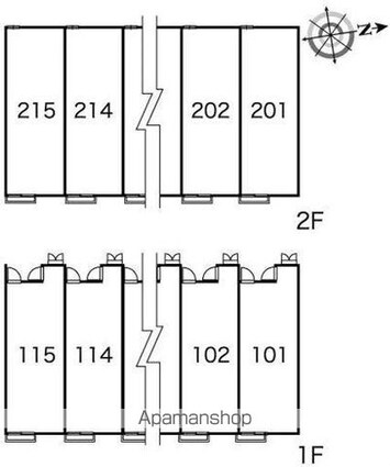 レオパレスグレイス木太[1K/28.02m2]の配置図