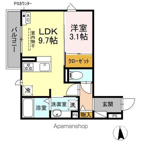 DーHILLS領家IIの間取り写真