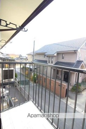 岡山県岡山市北区野殿東町[1R/26.8m2]のバルコニー