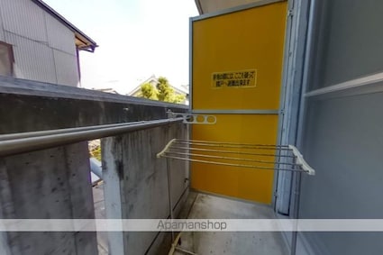 リヴィエラ上町Ⅲ[1K/20m2]のバルコニー