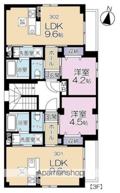 （仮称）松原１丁目マンション[1LDK/33.05m2]の間取図