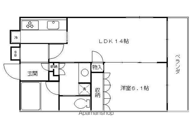 リーガル京都五条堀川の間取り写真