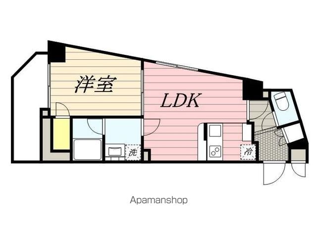 パティーナ曳舟[1LDK/40.72m2]の間取図