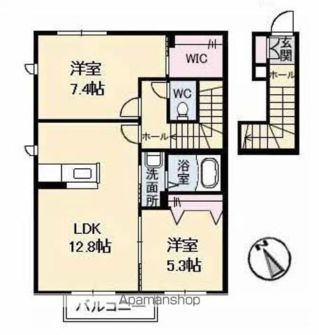 サンシャイン東川口 A棟の間取り写真