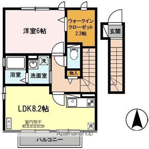 ソレイユ デュオの間取り写真