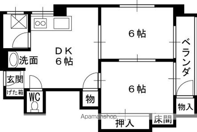 新光マンションの間取り写真