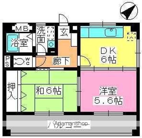 マーメゾンの間取り写真