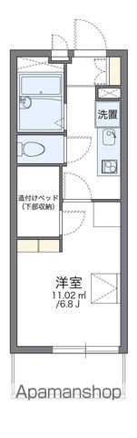 レオパレスフレア九品寺の間取り写真