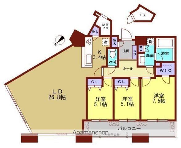 アイタワーの間取り写真
