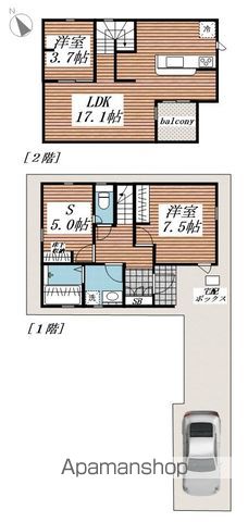 【ＳＵＭＡＩ－ＴＯ浦安市海楽０２の間取り】