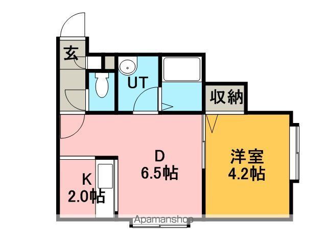 ヴィラージュ手稲本町の間取り写真