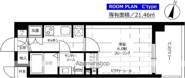 ステージグランデ三軒茶屋アジールコートの間取り写真