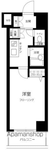フェニックス荻窪参番館[1K/22.68m2]の間取図
