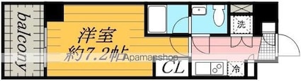 メインステージ押上Ⅳ[1K/23.52m2]の間取図