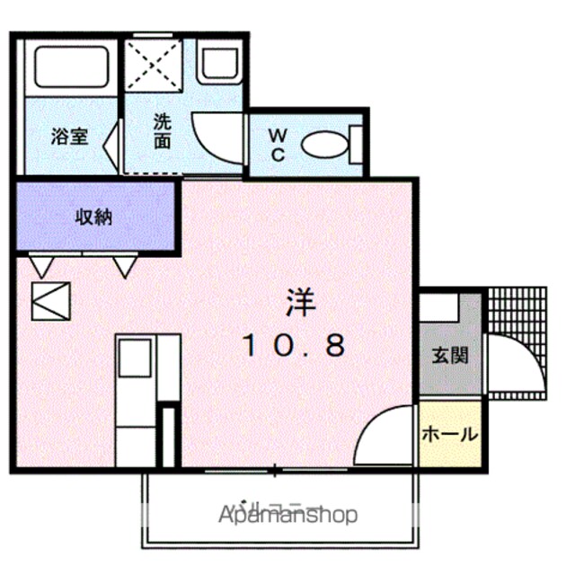 ミッリオーレ　カーサ[1R/30.1m2]の間取図