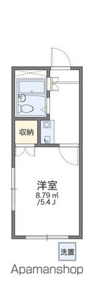 レオパレス井荻第２[1K/16.06m2]の間取図