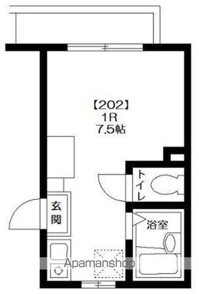 Ｗｉｌｌ[1R/16.52m2]の間取図