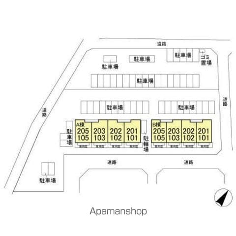 ジャルダンベール　Ａ A201 ｜ 千葉県千葉市稲毛区萩台町624-1（賃貸アパート2LDK・2階・60.72㎡） その24