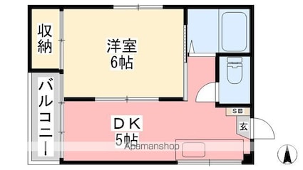 ＢＥＬＬＥ－ＮＥＴ大手町[1DK/27.05m2]の間取図