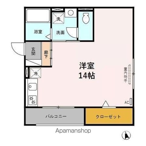 北陸鉄道石川線 押野駅 徒歩8分 2階建 築21年の間取り写真