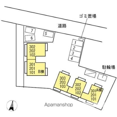 ヒルズ・カーリアＡ 202 ｜ 神奈川県川崎市宮前区野川本町２丁目28-6（賃貸アパート1LDK・2階・40.68㎡） その22