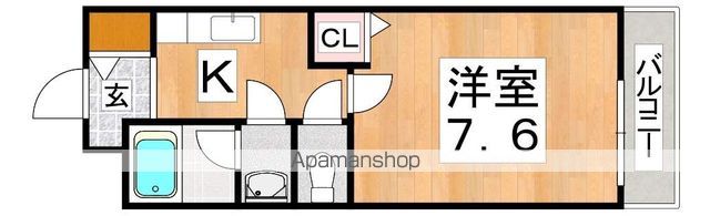 バンブーコートII番館の間取り写真