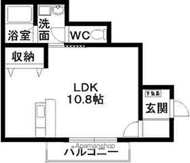 ミッリオーレ　カーサ[1R/30.1m2]の間取図