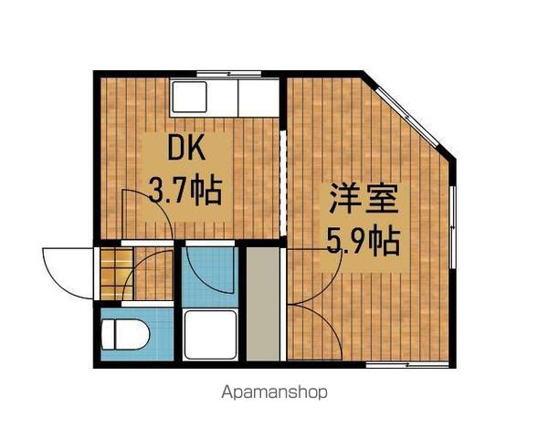 白い風船の間取り写真