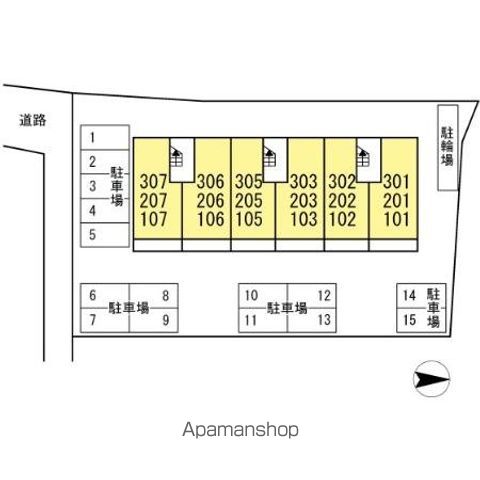 ＤーＲＯＯＭ穴川２丁目 307 ｜ 千葉県千葉市稲毛区穴川２丁目3-38（賃貸アパート1LDK・3階・40.05㎡） その26