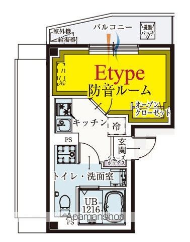 B’CASA九品仏の間取り写真