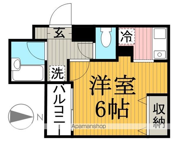ドゥーエ西大島の間取り写真