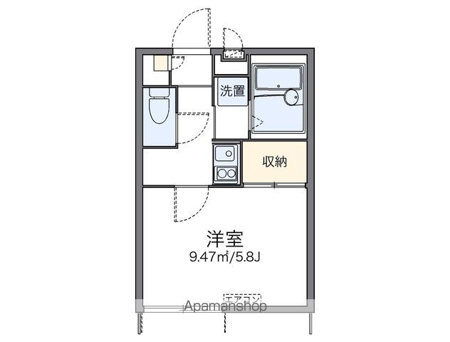 レオパレス西陣の間取り写真