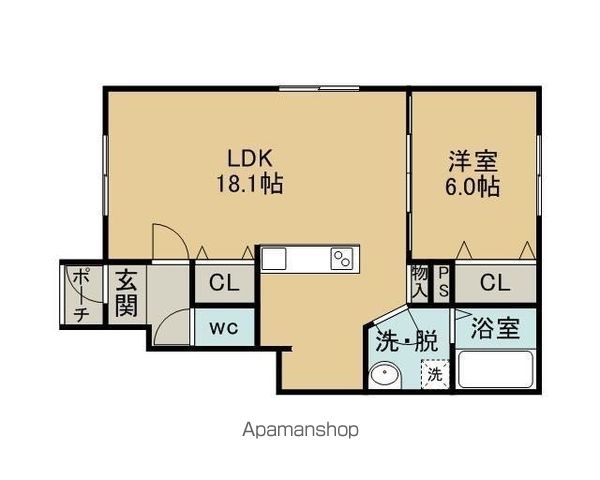 ハイツLUXURYの間取り写真