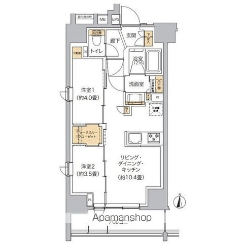 リビオメゾン東池袋の間取り