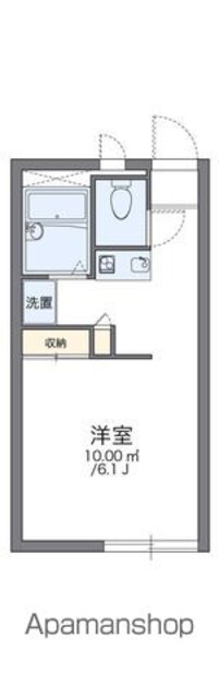 レオパレスコンフォート[1K/20.28m2]の間取図
