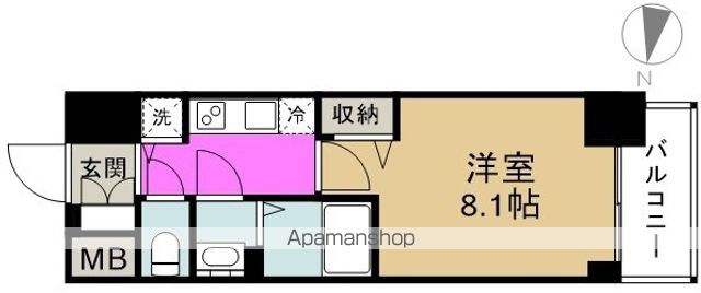 プランドール福島レジデンスの間取り写真