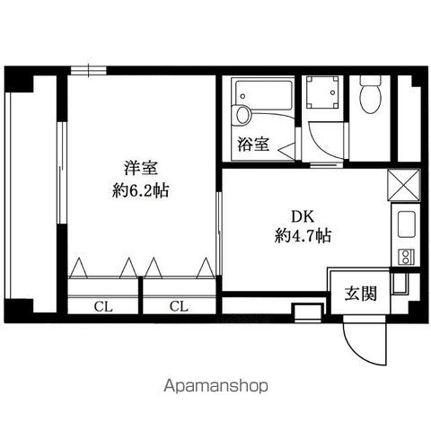 アンプルール フェール 寺谷の間取り写真