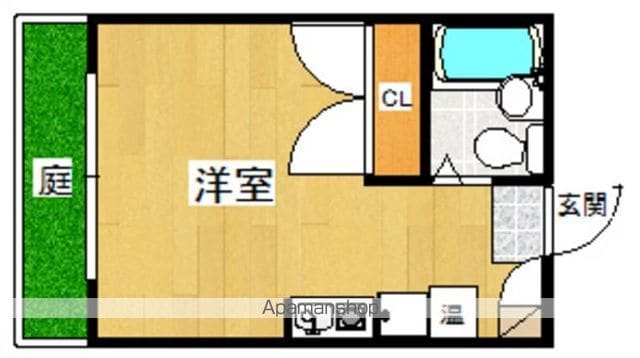 福岡市東区多々良のアパートの間取り