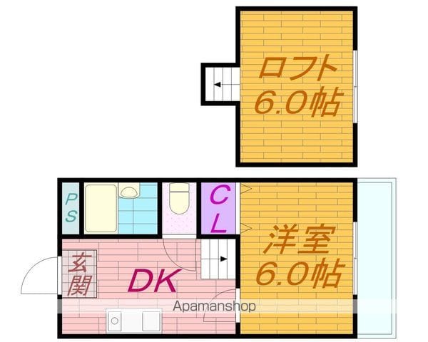 GARDEN TREE 岡町の間取り写真
