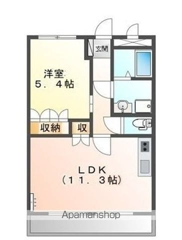 愛知郡愛荘町 2階建 築19年の間取り写真