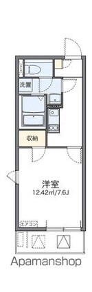 レオネクストサーマル[1K/26.08m2]の間取図