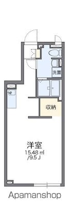 アルクリパリーザ　Ｔ[1R/29.7m2]の間取図
