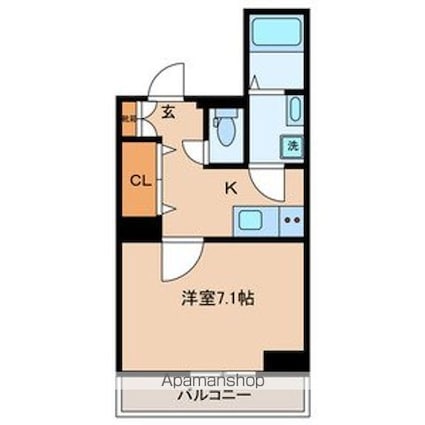 東京都中野区上高田４丁目[1K/29.06m2]の間取図